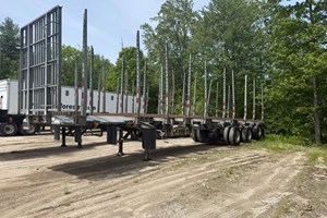 2021 Manac Galvanized 48ft  Trailer-Log